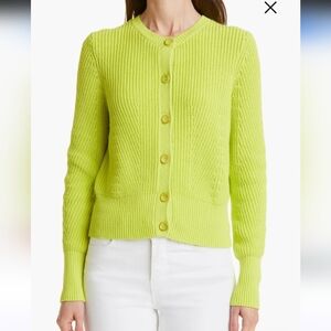 NWOT Ted Baker Rocota Cardigan bright green ted size 4 us 10